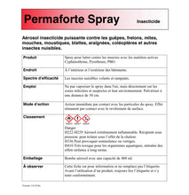 Charger l'image dans la galerie, SPRAY À GUÊPES & FRELONS PERMAFORTE