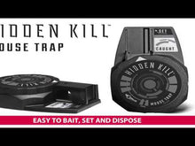 Charger et lire la vidéo dans la visionneuse de la Galerie, PIÈGE À SOURIS HIDDEN KILL MOUSE TRAP (TAPETTE À SOURIS)