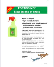 Load image into Gallery viewer, SPRAY REPUSLSIF STOP CHIENS ET CHATS FORTISSIMO
