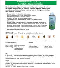 Carica l&#39;immagine nel visualizzatore di Gallery, AÉROSOL FUMIGENE INSECTICIDE -  INSECT COLLAPSER FORTISSIMO
